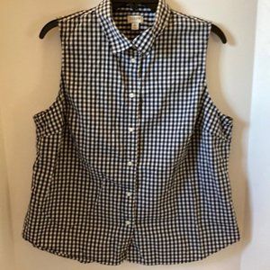 J. Crew plaid button down top Size: XL